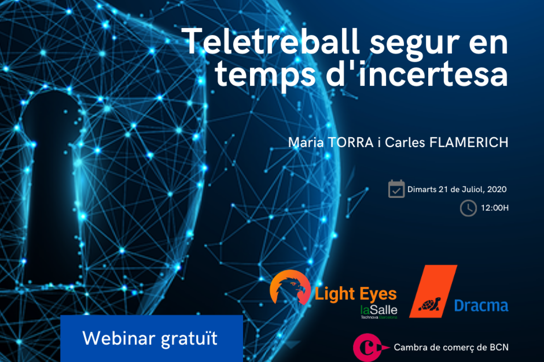 Webinar gratuito sobre ciberseguridad en la Cambra de Comercio